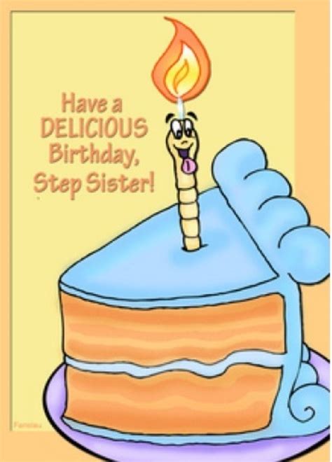 my black step sister|Stepsisters Birthday Wish .